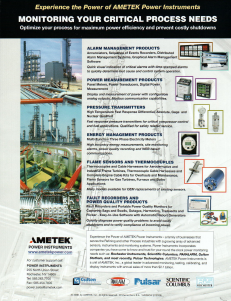 Ametek Power Instruments including Gulton Statham Panalarm Scientific Columbus Rochester